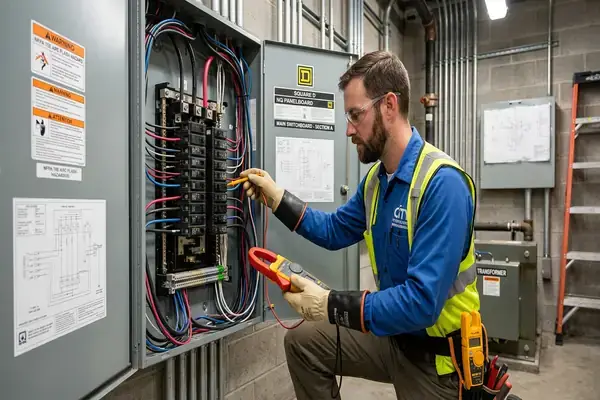 Manutenção preventiva de sistema elétrico em Barcarena